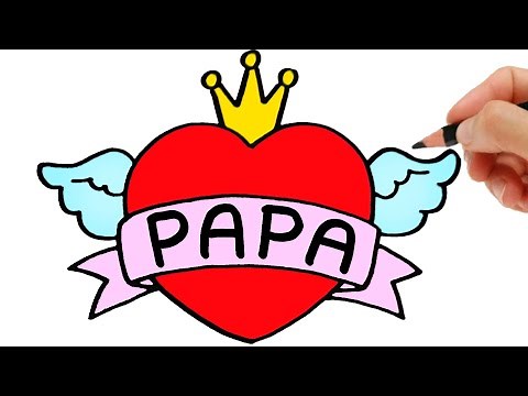 COMMENT FAIRE LA CARTE DU JOUR DU PÈRE - CARTE FACILE POUR LA FÊTE DES PERES 2