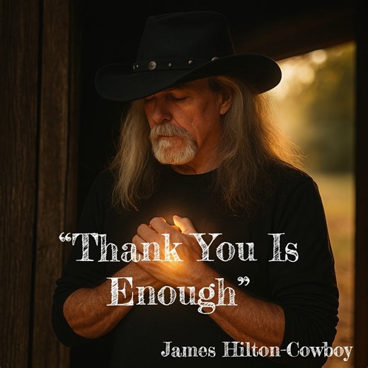 “Thank You Is Enough” ― James Hilton-Cowboy/AI-assisted | Cowboy's-just for fun