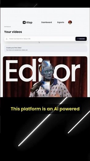 Klap AI: Turn Your Videos into Viral Clips #klapai #klap #aitools #aitool