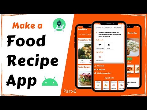 Make a Food Recipe App | Android Project | Full Tutorial Part - 6