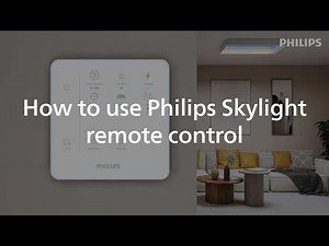 Philips Skylight – How to use the Philips Skylight remote control