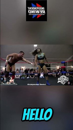 Female Wrestler SHOCKS Crowd With INSANE Pinfall! #shorts