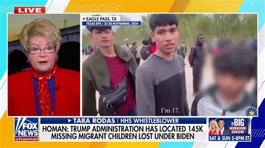 Homan says DHS has rescued more than 145,000 migrant children