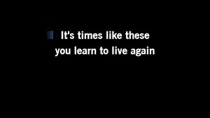 Karaoke Times Like These - Glen Campbell - CDG, MP4, KFN - Karaoke Version