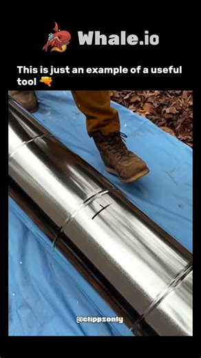 Trend on Instagram: "The post showcases a 18-second video of a worker using a power drill with a hole saw attachment to swiftly cut a clean circular hole in a metal HVAC duct on a blue tarp outdoors, surprising viewers with its efficiency. Shared by Indonesian user @ayu_DPalupi , a self-described bread enthusiast, it has achieved viral status with 364,000 views, 643 likes, and 115 replies, many in Indonesian expressing awe at the technique. The method employs a standard duct cutter tool, which m