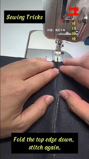 How to Seamlessly Join Two Fabric Pieces – No Visible Stitching!|Sew it right #diysewing