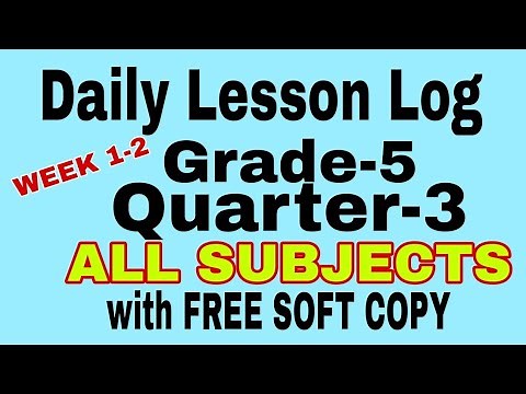 Daily lesson log for Grade-5 Quarter-3