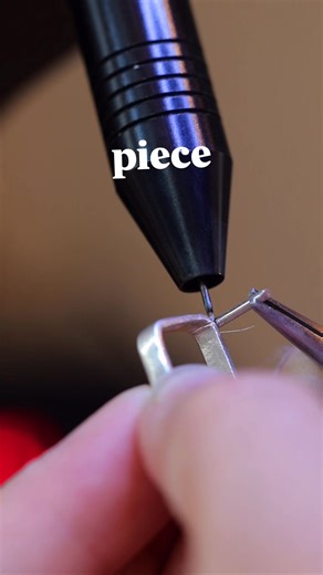 It's so annoying when you're about to finish soldering, but the setup is off and you end up ruining the piece. That's why l'm using the Helix Welder to prep my piece before soldering to avoid another disaster. | Pepetools