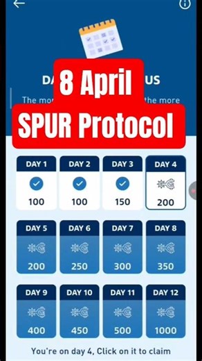 8 April Spur Protocol Quiz Answer🔥 Today Spur Protocol Quiz today Answer🔥SPUR Protocol Voucher Code