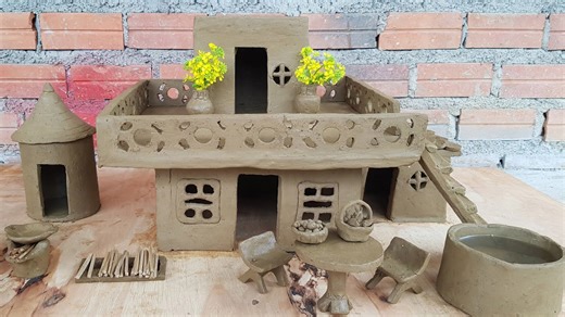 How to build clay house by hand diy clay house from scratch