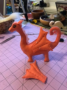 Felt Dragon Tutorial