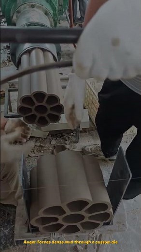 How an Industrial Vacuum Extruder Creates Intricate Multi-Hole Hollow Clay Blocks