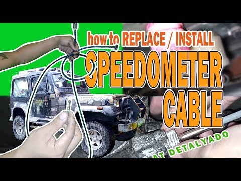 HOW TO REPLACE SPEEDOMETER CABLE ( SIMPLE AT DETALYADO)
