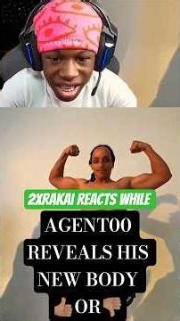 2XRakai LOSING IT?! New Body #REVEAL Has Him SHOOK 😳🔥 #rakai #agent #kaicenat #fyp #entertainment