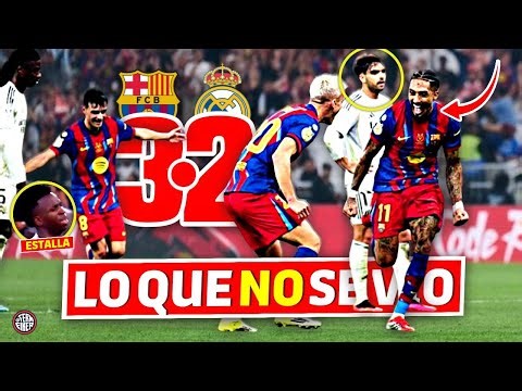😱 DEL SHOW DE RAPHINHA AL DESPLANTE DE MBAPPÉ A XABI 🔥 LO QUE NO SE VIO del BARÇA 3-2 REAL MADRID ⛔