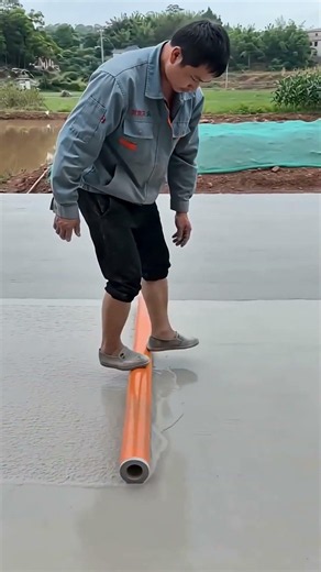 Skilled Construction Worker Reinforces Concrete Floor Like a Pro!