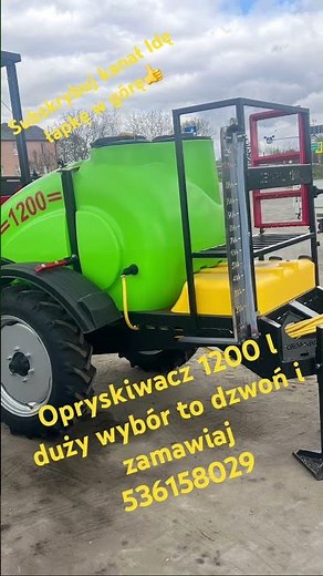 Opryskiwacz 1200L Duży wybór dzwoń i zamawiaj 536158029