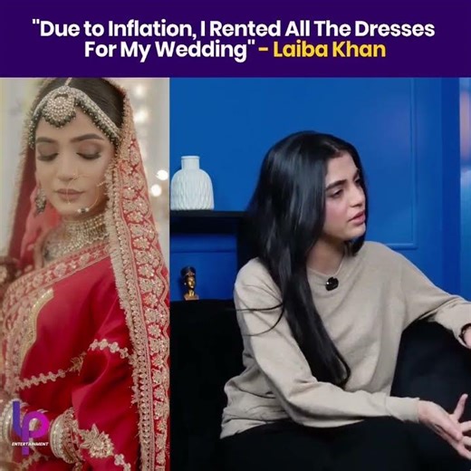 Why Laiba Khan Chose a Rented Wedding Dress 😲
