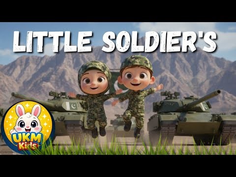 Umme Hani & Muhammad Khizer Learn About Pakistan Army 🇵🇰 | Kids Urdu Cartoon | UKM Kids