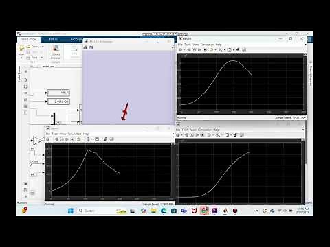 MATLAB Simulink Rocket Trajectory and Landing Simulation