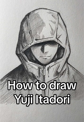 How to Draw Yuji Itadori from Jujutsu Kaisen
