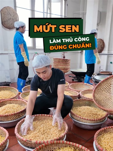 Mứt sen thủ công: Truyền thống và chất lượng tự nhiên