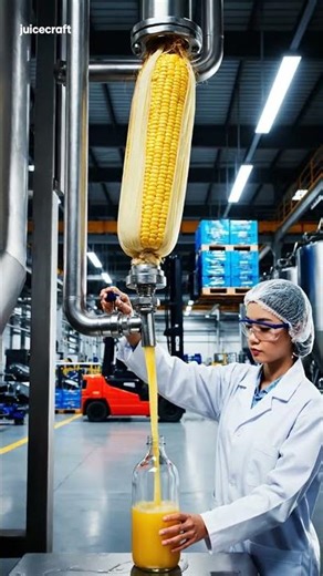 Fluid Dynamics of Processed Fruit Extraction Visualized