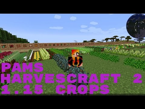 Minecraft Mod Spotlight ~ Pams Harvestcraft 2 - Crops 1.15.2 Mod Tutorial