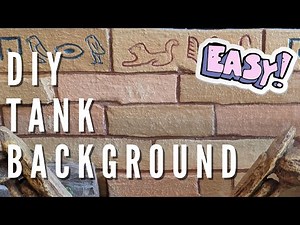 How To Build Your Own Enclosure Background | Is this the easiest reptile background?