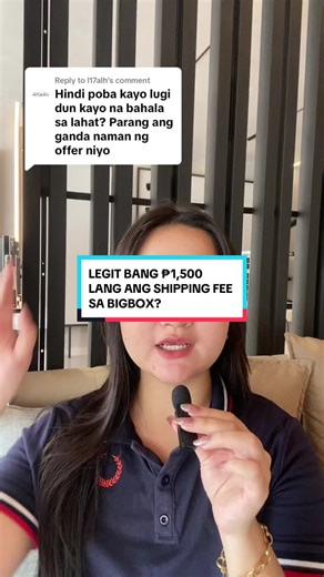 LEGIT BANG ₱1,500 LANG ANG SHIPPING FEE SA BIGBOX?