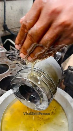Six Cylinder Piston insert | Ring Piston setting #shortsfeed #piston #ring #installation #skills