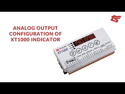 Analog Output Configuration of XT1000 Indicator