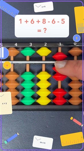 Break 10 Rule for Subtraction 🧮 | 1 + 6 + 8 - 6 - 5 = 4