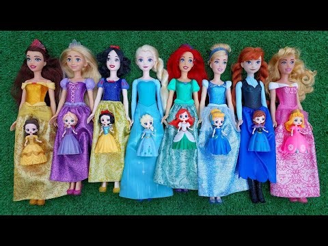 Cute Miniatures Disney Princess Frozen ELSA & Annall! elsa satisfying unboxing