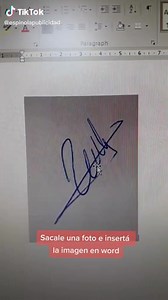 3.1M views · 13K reactions | Para hacer tu firma digital en Word. Síguelo en tiktok: @espinolapublicidas | Hipervisual | Facebook