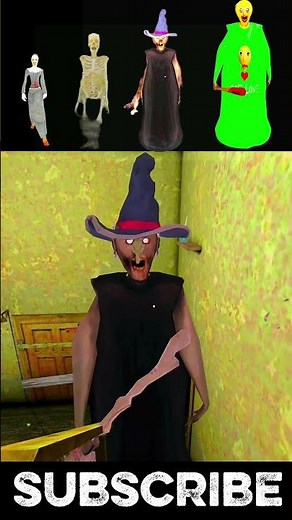 Biggest Battle Ever 😈😱 Small to large | Evil Nun vs Skeleton vs Baldi vs Granny Grandpa 🤣😂 | #shorts