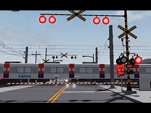 Roblox South Korean Railroad Crossings and Train Crashes!