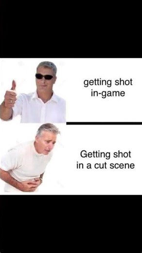 Why are cutscenes always more painful than actual gameplay? 😂🎮#gamingmemes #gamerlife