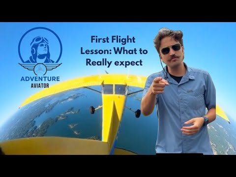 A Student Pilot's First Lesson | What It's REALLY Like