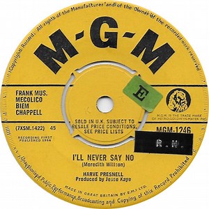 Harve Presnell - I'll Never Say No
