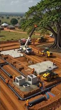 Watch a Rural African Village square Become a Smart city center
