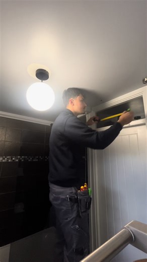Installing 2 bluetooth speakers in the bathroom #electrical #apprenticeelectrician #fyp
