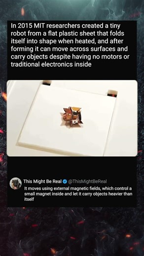 MIT Robot Folds Itself From Flat Sheet