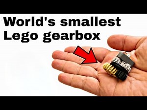 Smallest Lego technic gearbox ?! Ultra compact 2 Speed transmission + instructions