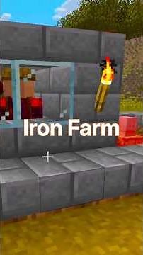 How to Build an Automatic Iron Farm in Minecraft