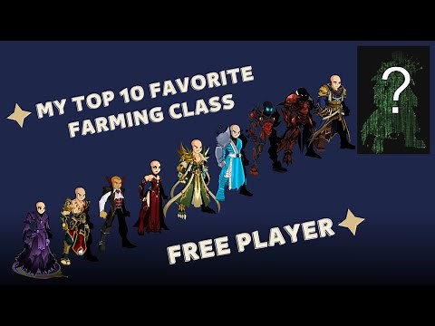 AQW | My Top 10 Favorite Farming Class - 2025