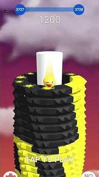 Level 3727 Stack Ball Crash Platform 3D Walkthrough Fast Completion