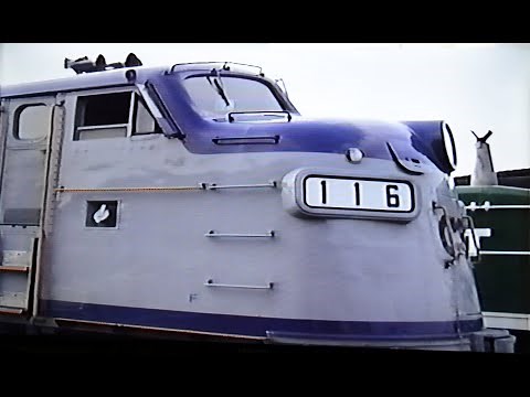 CSX CUMBERLAND LOCOMOTIVE FACILITY: F-Units 116 117 ... 1989