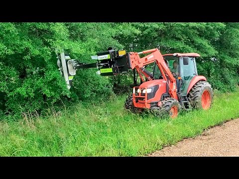 Hydraulic Tree Saw For Front End Loader | GreenTec HXF 2802 and LRS 1602