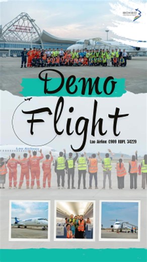 ປະຕິບັດການບິນ Demo flight ສູ່ບໍ່ແກ້ວ